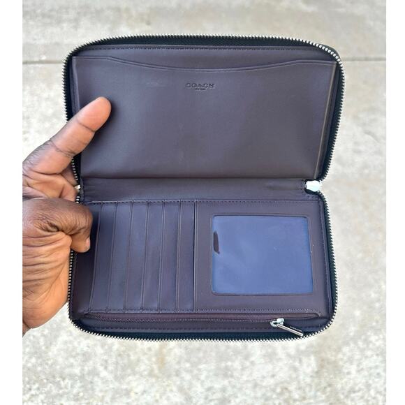 Coach Dempsey Large Phone Wallet In Signature Jacquard With Star Embroidery - Picture 7 of 16